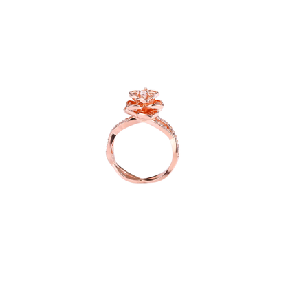 Acero y Plata S925 - Anillo Solidario “Rosa Eterna” – LM®