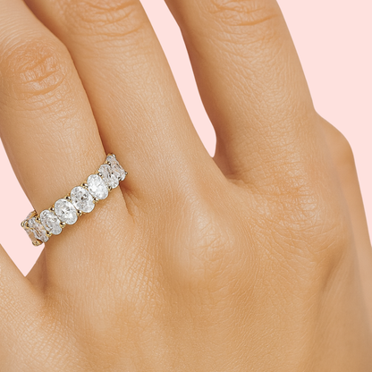 Acero y Plata S925 - Anillo “Eternidad Radiante” – LM®