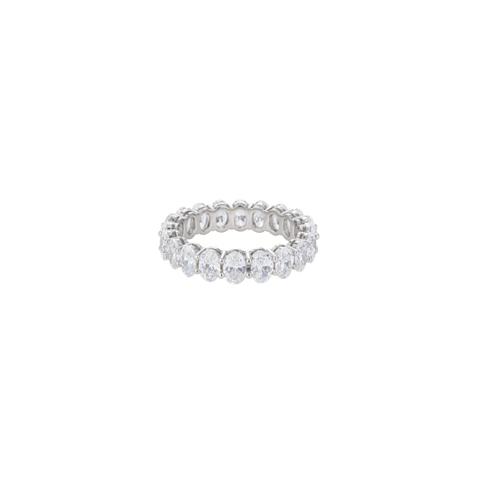 Acero y Plata S925 - Anillo “Eternidad Radiante” – LM®