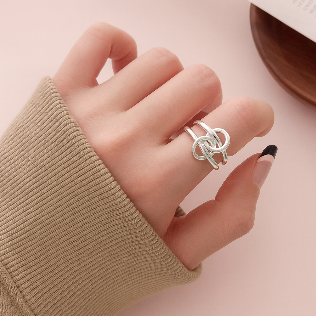 Plata S925 - Anillo “Nudos de Encanto” - LM®