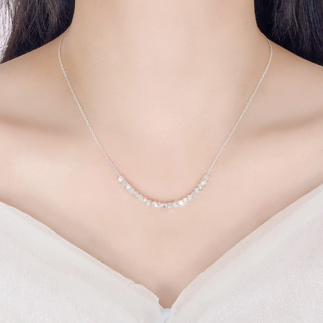 Acero y Plata S925 – Conjunto "Brillos Facetados" – LM®