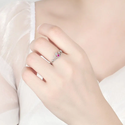 Plata S925 – Anillo Solidario "Corona Real" – LM®