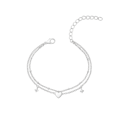 Acero Inoxidable - Tobillera “Dúo Encantado” - LM®