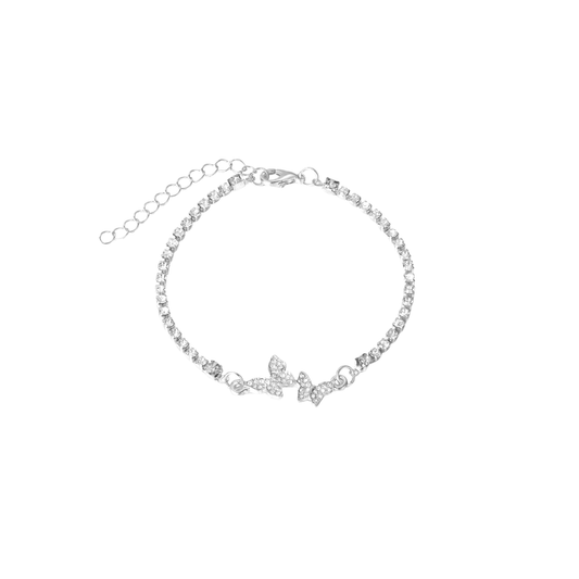 Acero Inoxidable - Tobillera “Shiny Bow” – LM®