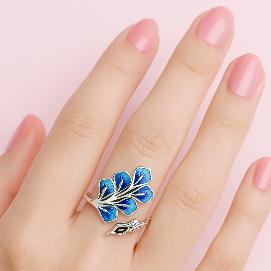 Acero y Plata S925 - Anillo “Pavo Real” - LM®