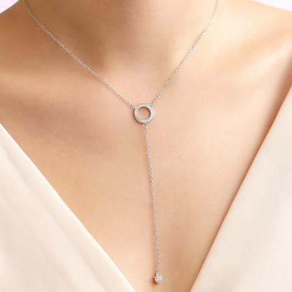 Acero y Plata S925 - Collar “Círculo Infinito” - LM®