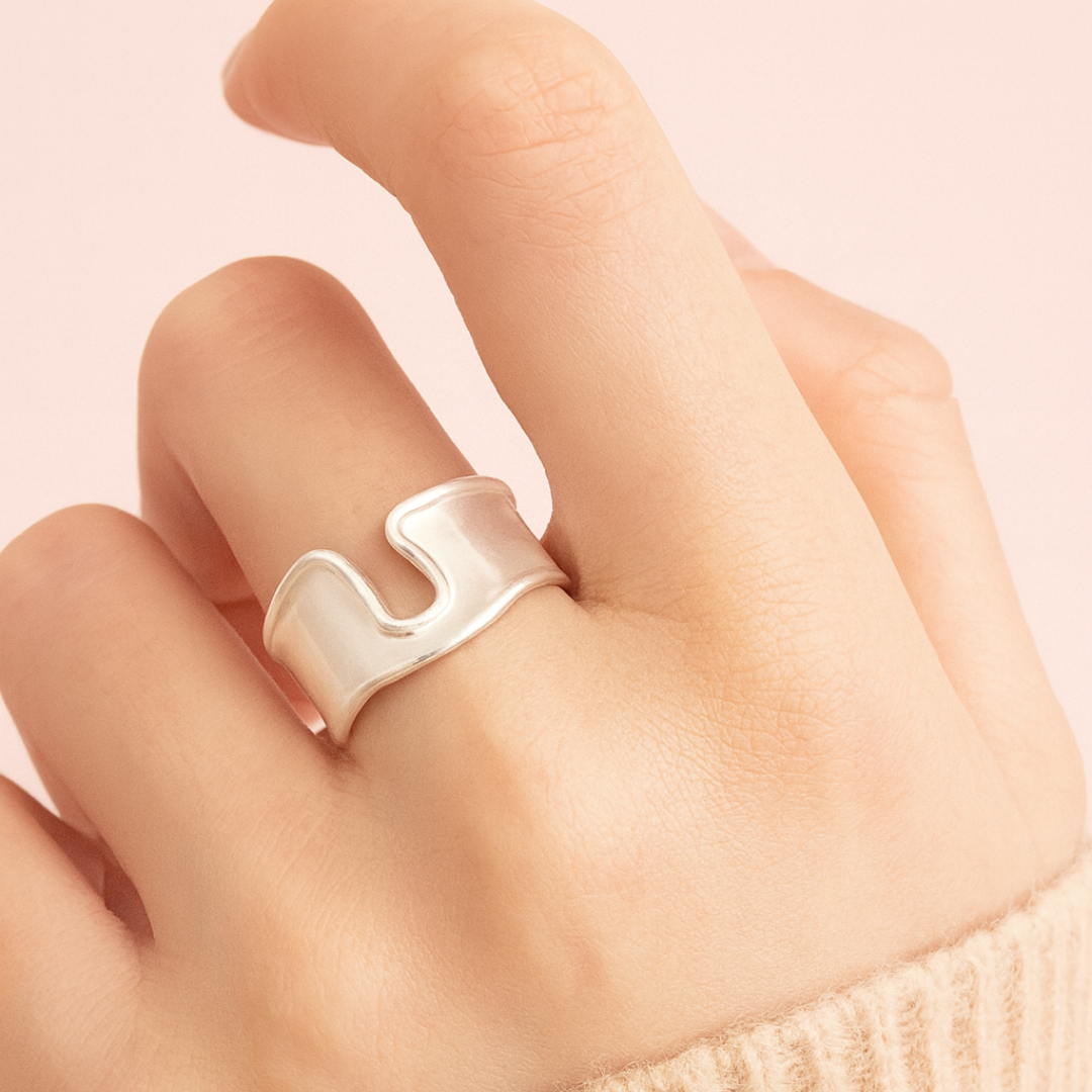 Plata S925 - Anillo “Ola de Plata” - LM®
