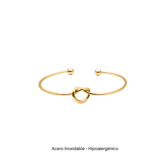 Acero Inoxidable - Brazalete “Nudo de Fuerza” - LM®