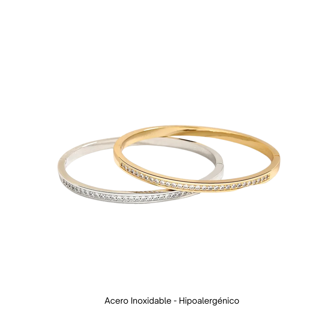 Acero Inoxidable - Brazalete “Luz Infinita” - LM®