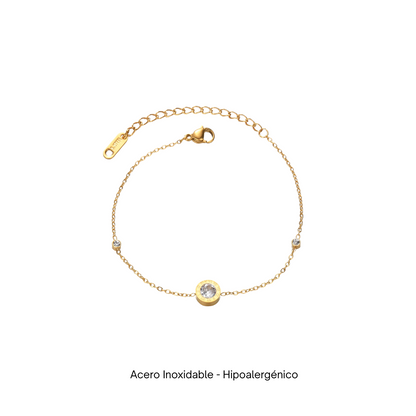 Acero Inoxidable - Pulsera “Elegance Glow” - LM®