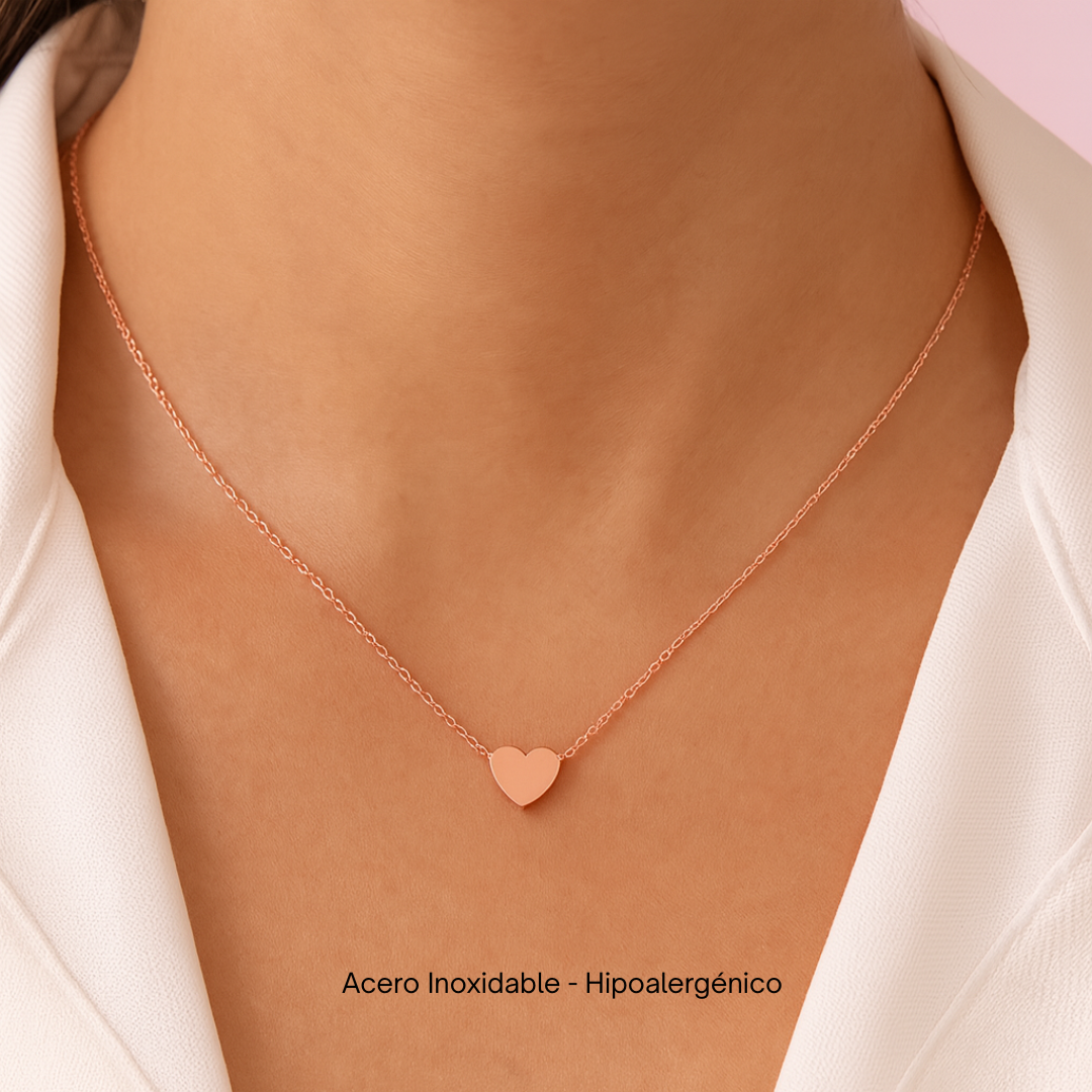 Oro 18K - Colgante Solidario “Corazón Eterno” - LM®