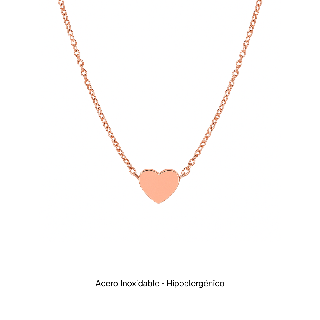 Oro 18K - Colgante Solidario “Corazón Eterno” - LM®