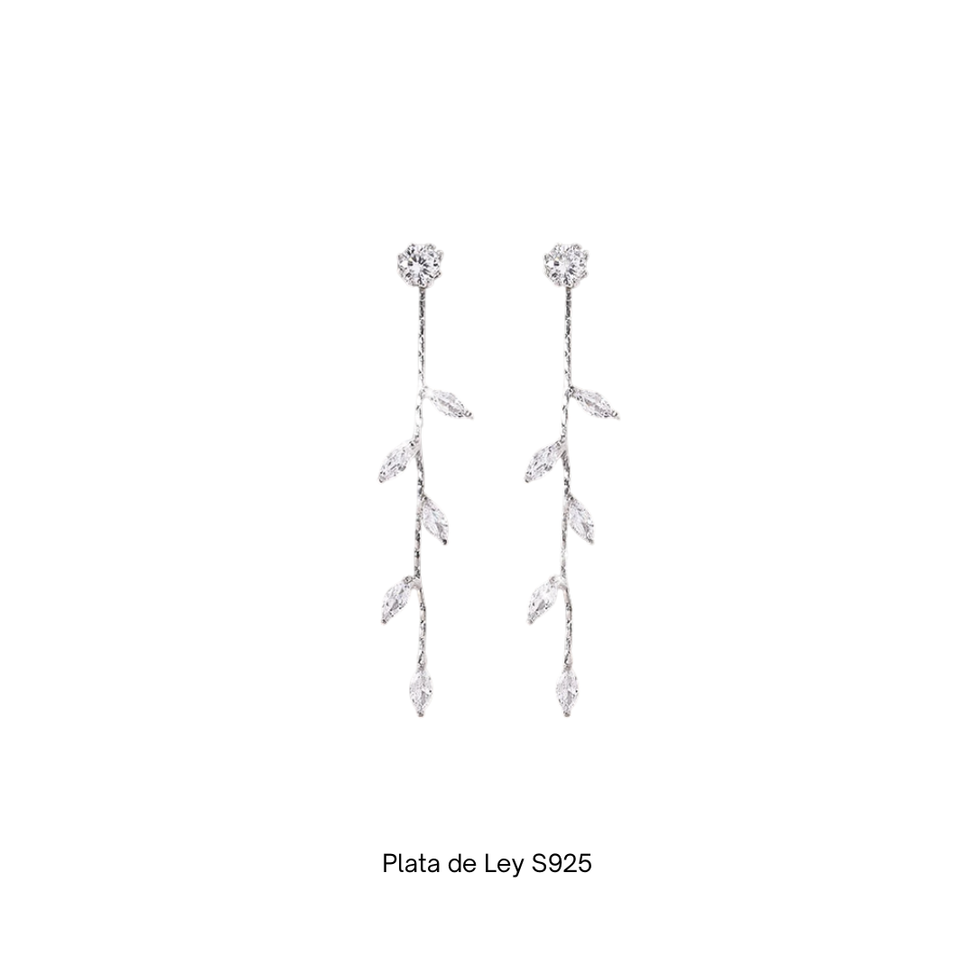 Plata S925 - Pendientes "Rama de Luz" - LM®