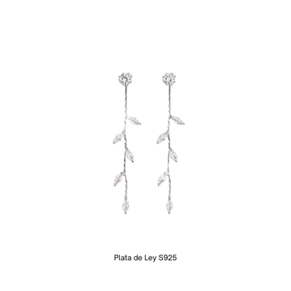 Plata S925 - Pendientes "Rama de Luz" - LM®