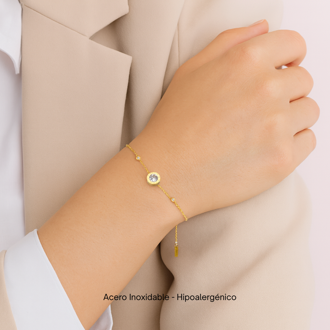 Acero Inoxidable - Pulsera “Elegance Glow” - LM®